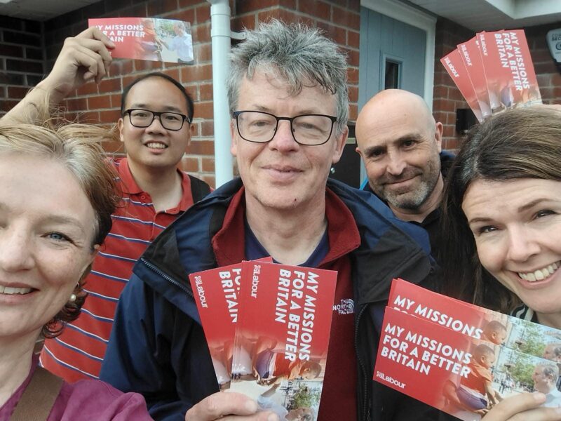 Labour activists in Backwell